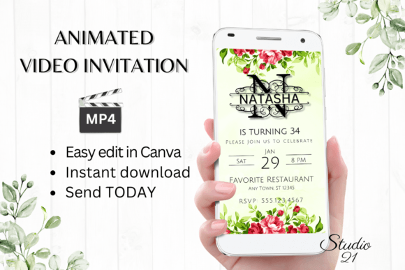 Animated Invitation (Monogram Letter N): A Modern Digital Solution
