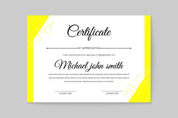Certificate Professional Business: A Template for Modern Branding