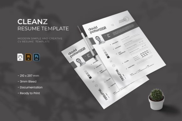 Cleanz - Resume: A Template That Actually Gets You Noticed