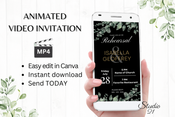 Elevate Your Pre-Wedding Events with a Modern Animated Invite