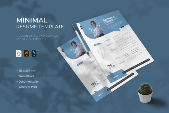Minimal - Resume: A Clean Template to Land Your Next Job