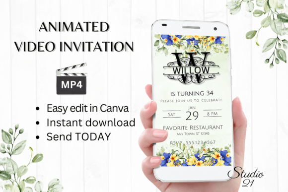 Mobile Invitation Monogram Letter W: A Modern Design Guide