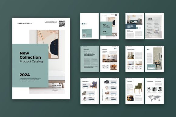 Modern Catalog House Furniture Product Template: A Designer's Time-Saver