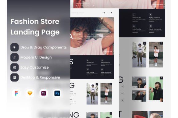 Shikawa - Fashion Store Landing Page V1: A Blueprint for Elegance
