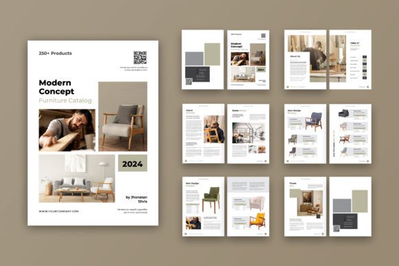 Streamline Your Showroom with a Modern Furniture Catalog Template