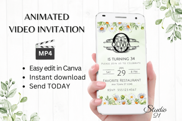 The Animated Monogram 'O' Invitation: Your Digital Event Starter