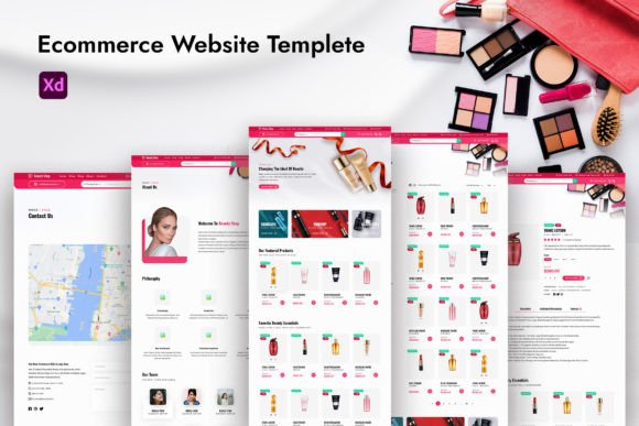 Website Template – Cosmetic Store: A Professional Foundation for Your Brand